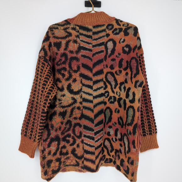 Desigual Arezzo Chunky Oversized Open Cardigan Sweater w Pockets - Size XS - NWT - Picture 3 of 15